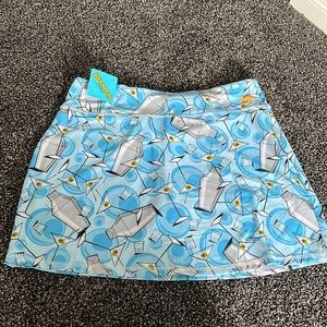 Loudmouth partini golf skort
